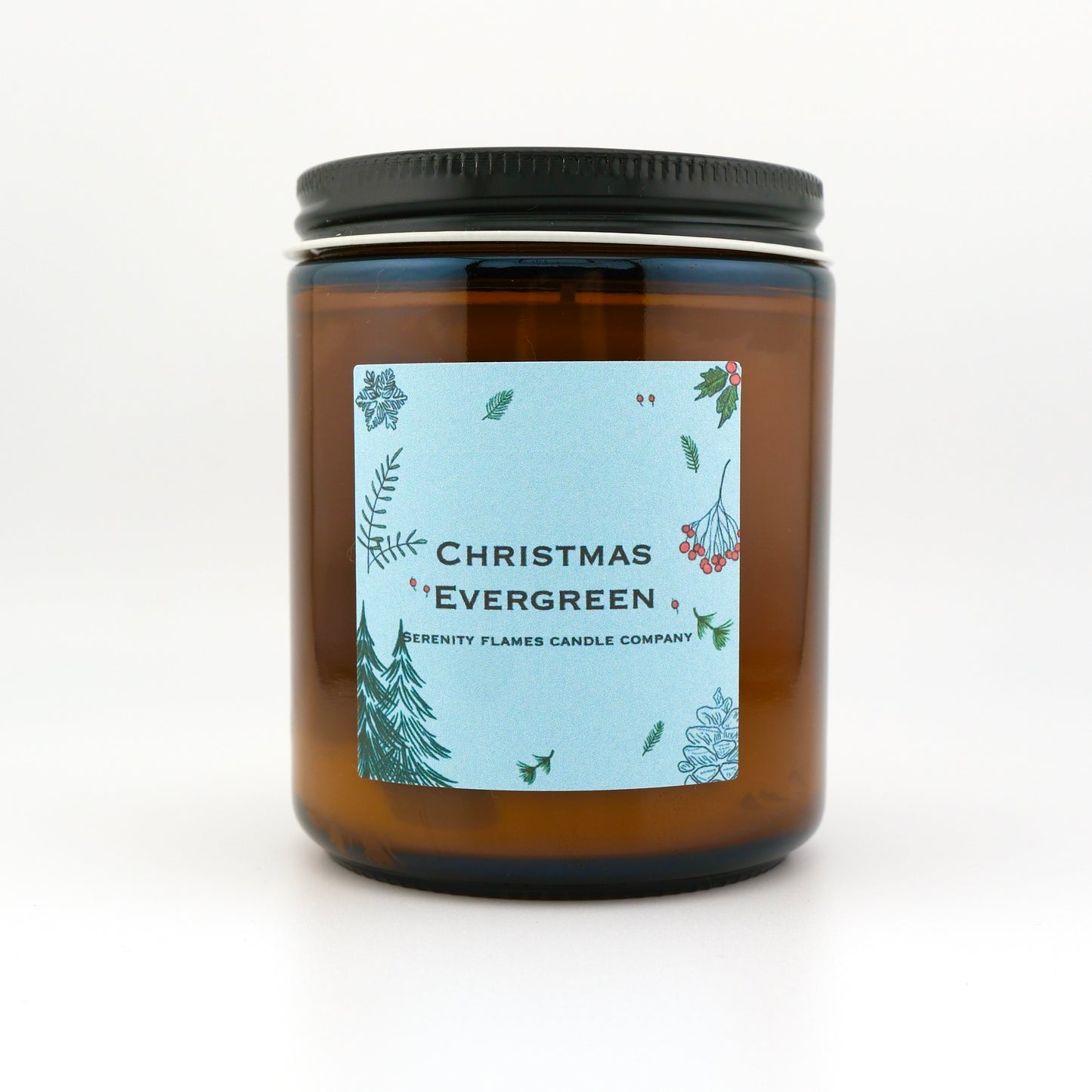 Christmas Evergreen Candle Amber Series